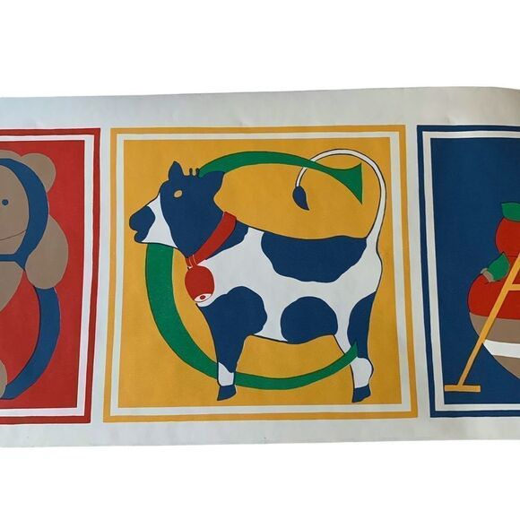 Vintage ABC Alphabet Wallpaper Border - Picture 4 of 6